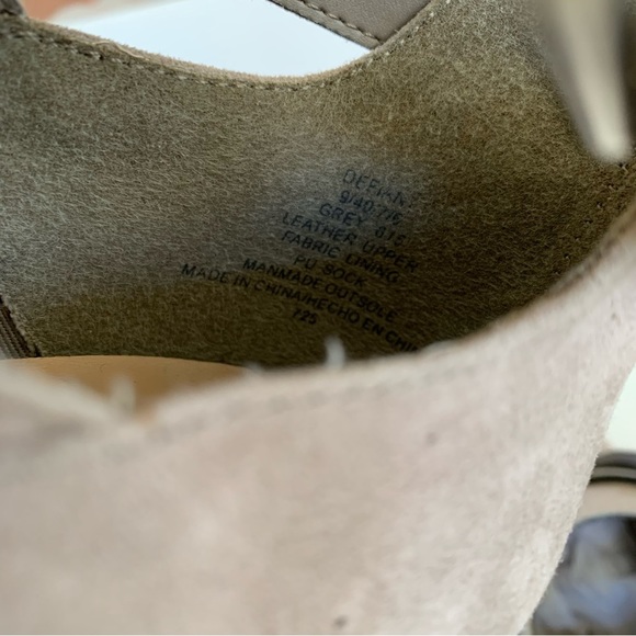 Steve Madden Womens Defiant Grey Suede Pointed Toe Ankle Boots Size US 9 M - Picture 11 of 11